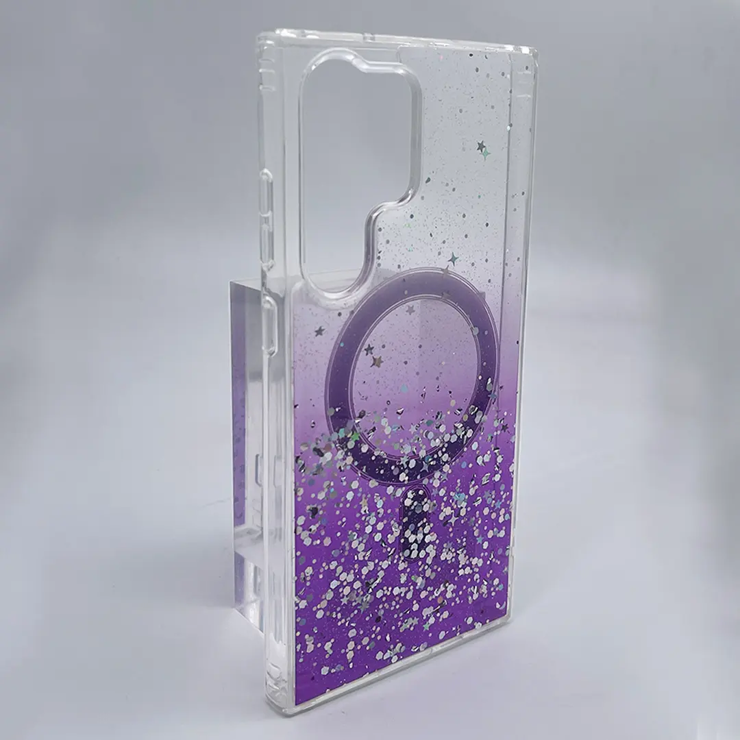 Samsung Galaxy S23 Ultra Bling MagSafe Twotone Eco Purple